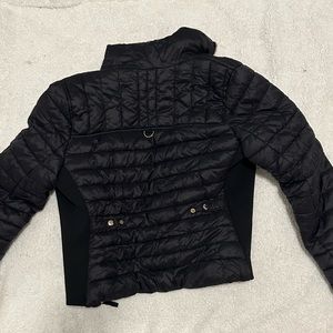 Black puff jacket